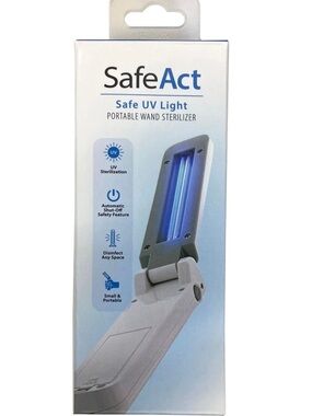 SafeAct Portable UV Light Sterilizer NIB